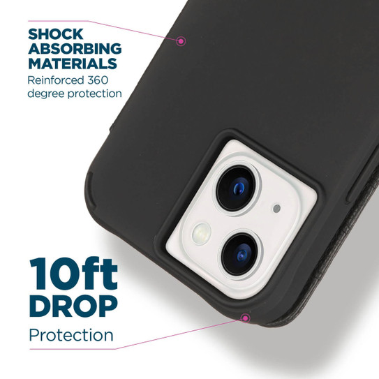 Case-Mate Wallet Folio MagSafe Case iPhone 14 - Black