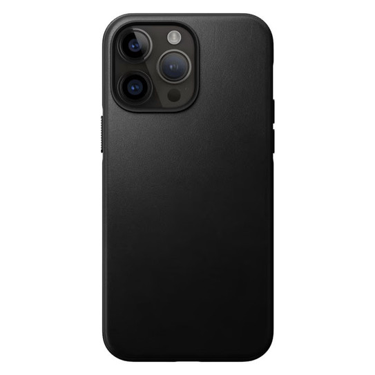 Nomad Modern Leather Case iPhone 15 Pro Max - Black