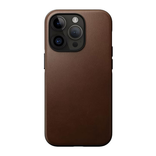Nomad Modern Leather Case iPhone 15 Pro Max - Brown