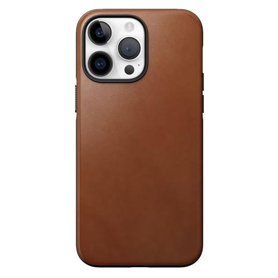 Nomad Modern Leather Case iPhone 15 Pro Max - English Tan