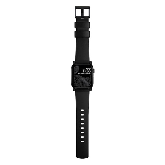 Nomad Modern Band Apple Watch 45/49mm - Black with Black Hardware Nomad Modern Band Apple Watch 45/49mm - Black with Black Hardware