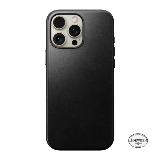 Nomad Modern Horween Leather Case iPhone 16 Pro - Black Nomad Modern Horween Leather Case iPhone 16 Pro - Black