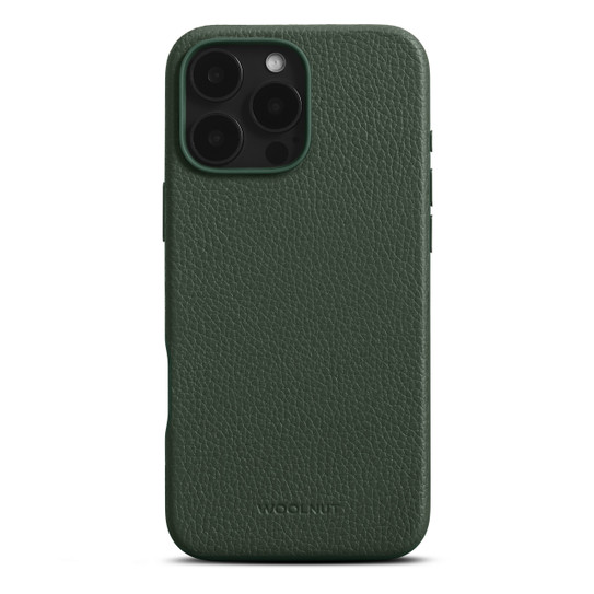 Woolnut Leather Case iPhone 16 Pro Max - Green