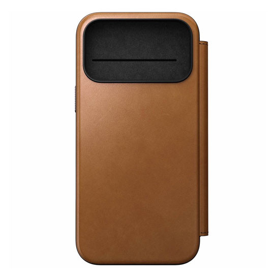 Nomad Modern Leather Folio Case iPhone 17 Pro Max - English Tan Nomad Modern Leather Folio Case iPhone 17 Pro Max - English Tan