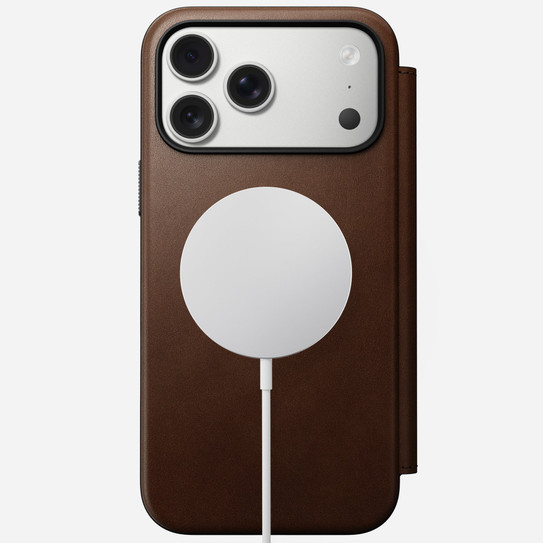 Nomad Modern Leather FolioCase for iPhone 17 Pro Max - Brown