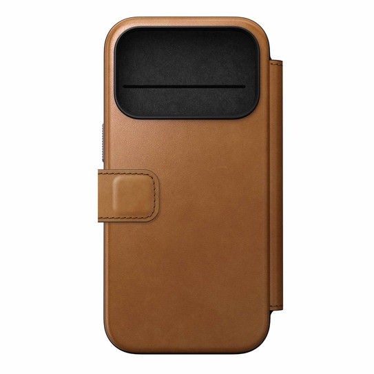 Nomad Modern Leather Folio Case iPhone 17 Pro Max - English Tan Nomad Modern Leather Folio Case iPhone 17 Pro Max - English Tan