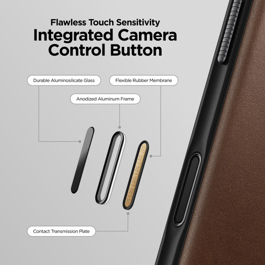 Nomad Modern Leather Folio Case iPhone 17 Pro - Brown Nomad Modern Leather Folio Case iPhone 17 Pro - Brown