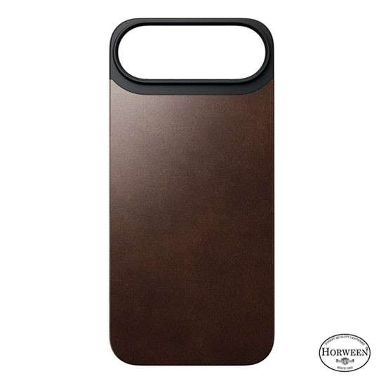 Nomad Magnetic Leather Back Case iPhone 17 Air - Brown Nomad Magnetic Leather Back Case iPhone 17 Air - Brown