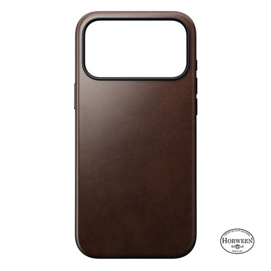 Nomad Modern Horween Leather Case iPhone 17 Pro - Brown