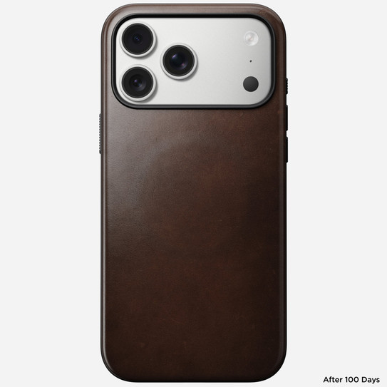 Nomad Modern Horween Leather Case iPhone 17 Pro - Brown