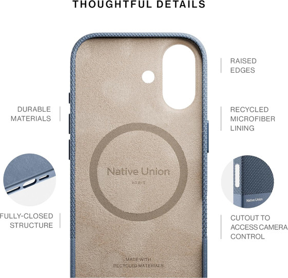 Native Union Classic Case iPhone 17 - Navy Native Union Classic Case iPhone 17 - Navy