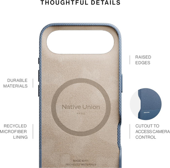 Native Union Classic Case iPhone 17 Air - Navy Native Union Classic Case iPhone 17 Air - Navy