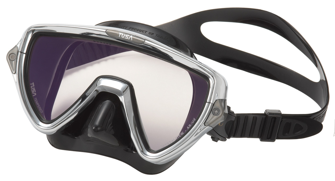 Tusa Visio Tri-Ex Adult Black Series Mask / Snorkel