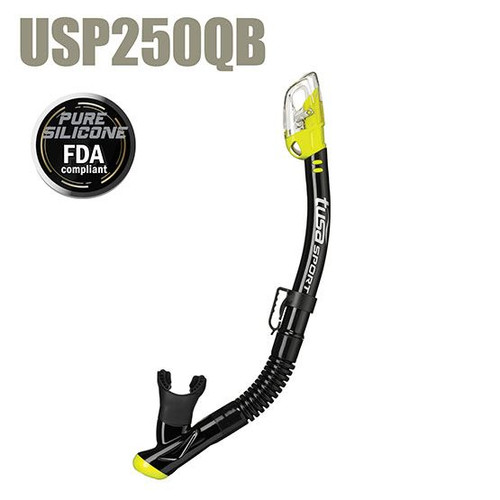 TUSA Sport Dry Snorkel Black/Yellow