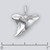 Sterling Silver Left Hook Shark Tooth Pendant