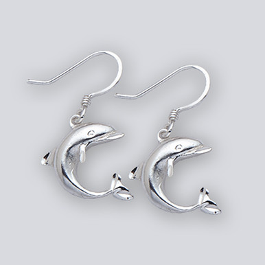 Petite Dolphin Earrings Sterling Silver | Kay Outlet