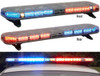 CLOSE OUT Whelen JE8SP1 Justice LED Lightbar 50 inch, RED/BLUE or ALL RED, with Takedown and Alley Lights