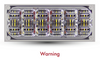 SoundOff, mPower 7X3 P Warning Series, 12 LED Lighthead, available in Red, Blue, Amber, White, Polycarb Clear Lens, choose stud mount or screw mount, optional bezel