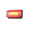 Code-3 - PRIZM II Perimeter Lights - 3x7 Inch, Available in Single or Steady Burn, 8 LED per lighthead, Optional Chrome Bezel