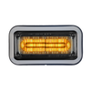 Code-3 - PRIZM II Perimeter Lights - 3x7 Inch, Available in Single or Steady Burn, 8 LED per lighthead, Optional Chrome Bezel