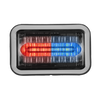 Code-3 - PRIZM II Perimeter Lights - 4x6 Inch, Available in Single or Dual Color, 22 LED per lighthead, Optional Chrome Bezel