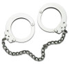 Peerless, 4750 Model 705C - Oversized Chain Link Leg Irons - Nickel Finish