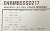 SoundOff nRoads Mini Light Bar ENRMBSSSD217, TRI Color Green/Amber/White, 17 Inch, Aluminum Base, Polycarbonate Clear Lens, Permanent Mount