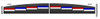 SoundOff - nForce Interior Front Facing LED Light Bar, Dual Color RW-BW Alternating - 2020-23 Ford Interceptor Utility without Option 76P, ENFWB003QW
