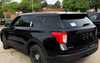 New 2023 Black Ford Explorer PPV Police Interceptor Utility SUV AWD (includes Rear Air), ready to be built as an Admin Package (Emergency Lighting, Siren, Controller,  Console, etc.), + Delivery, EXPABDUV1