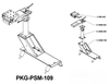 Havis PKG-PSM-109 Standard Passenger Side Mount Package, Ford Expedition, 1997-2017