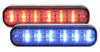 Whelen ION DUO Series Linear-LED® Universal Light, Red/Blue, Smoked Lens, XI2J