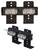 SoundOff EL3PD02A00 UltraLITE Plus 2 Module Exterior Warning LED light stick, includes L-brackets and 14 ft cord