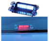 Code-3 Chase Dash/Windshield Deck 12-LED light, 2 colors per head, includes Dual Switch 12V plug controller, adjustable visor CD3766-VDL