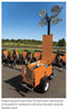 Wanco Portable Light Tower, Diesel Engine Powered, Laydown or Vertical Mast Style
