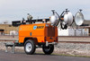 Wanco Portable Light Tower, Diesel Engine Powered, Laydown or Vertical Mast Style