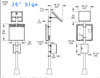 Pole Mount Radar Speed Signs by WANCO, AC or Solar Powered