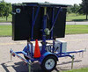 Wanco Mini Message Board Sign and Trailer, Solar and Battery Powered WVT3, Three Line