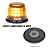 CLOSE OUT Whelen R416BM Rotating Super-LED Beacon, Blue Magnetic Mount