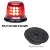 CLOSE OUT Whelen R416BM Rotating Super-LED Beacon, Blue Magnetic Mount