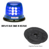 CLOSE OUT Whelen R416BM Rotating Super-LED Beacon, Blue Magnetic Mount