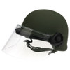 Paulson DK5-H.150SHM Hard mount Tactical Face Shield designed to fit most PASGT Ballistic style helmets only. Shield length is 6 inches to accommodate  gas mask.Mounting Hardware included
