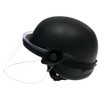 Paulson DK5-X.250AFS - Field Mount Tactical Face Shield Anti-fog/anti-abrasion designed to fit most PASGT style helmets with front brims. Helmets not included, Shield length is 6" to accommodate a gas mask.