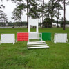 American Aluminum K9 E/Z U.S.P.C.A. Obstacle Course Group I, Includes Brick Wall, White Wall, Green Wall, Chain Link Fence, Window Jump, Picket Fence and Broad Jumps