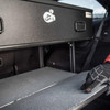 TruckVault Ford Police Interceptor Utility 2013-2019 Elevated Series Drawer Storage Unit, 1 Drawer, Choose 6-10 inches Height, Includes Combo Lock and Dividers (2 Short & 2 Long), Carpeted Interior and Top, Still Access Spare Tire, Optional Foam