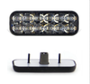 SoundOff Signal mPOWER Fascia 4 x 2 inch LED Light Head EMPSA05, Double, Stacked, choose 12/16-LED (1-color), 24-LED (2 colors), or 36-LED (3 colors) per head, Silicone housing, choose Stud (Hood or Grille), Quick (Surface or Flush), or Screw Mount