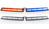 Code-3 Thin SuperVisor Interior LED Light Bar, Universal Mount, Front Facing, 2 or 3 Colors per module,