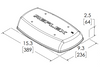 Code-3 C5590 Series Reflex, Permanent or Vacuum Mount 15" LED Mini Bar
