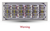 SoundOff, mPower 7X3 Warning Series, 12, 24, or 36 LED Lighthead, available in Red, Blue, Amber, White, split, or dual options with Silicone Clear Lens, choose stud mount, quick mount, or screw mount, optional bezel