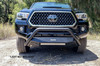 Go Rhino 545460T Toyota Tacoma 2016-2021 RC4 LR - Complete kit: Bull Bar, Front Guard + Brackets, Black Textured Mild Steel (Light Not Included) Installation Kit Included