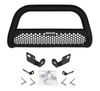 Go Rhino 55254T Toyota Tacoma 2016-2021 New RHINO Charger 2 RC2 - Complete kit: Bull Bar, Front Guard + Brackets, Black Textured Mild Steel Installation Kit Included